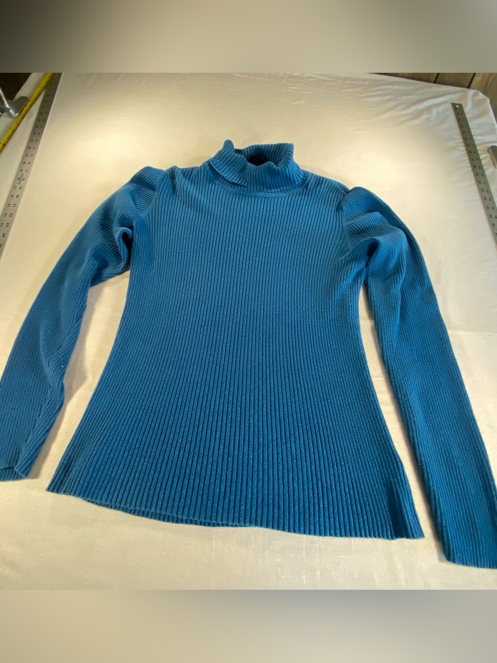 St John’s Bay XL Blue Turtleneck Sweater Shirt